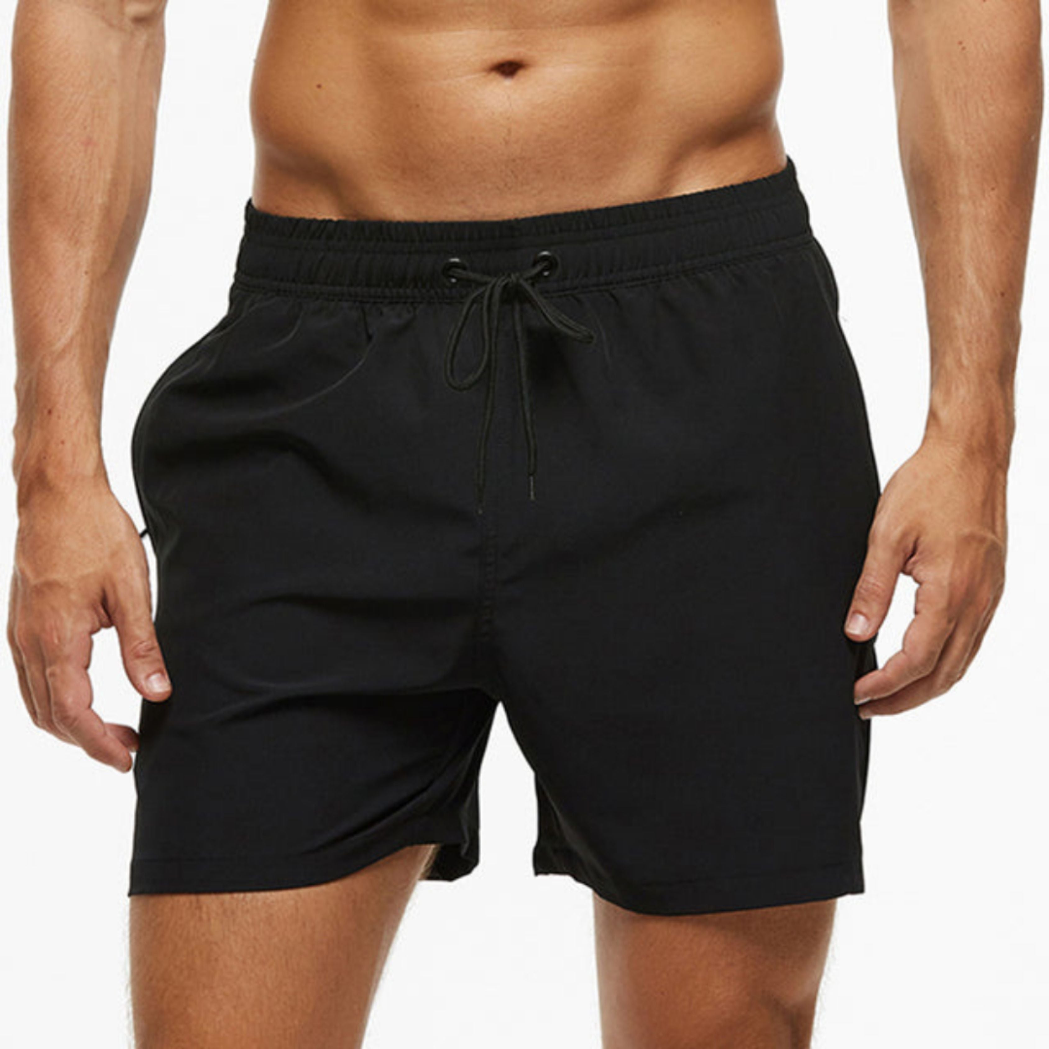 Gym Shorts - Elastic Waist - Drawstring - Sports Shorts - Men's Shorts