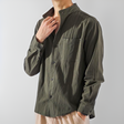 Button-Up Shirt | Loose Fit | Lightweight | Long Sleeve Shirt | Men's Shirts