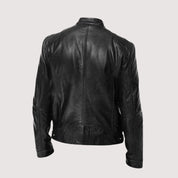 Leatherette Jacket - Regular Fit - Vegan Leather - Biker Jacket - Men's Leather Jacket