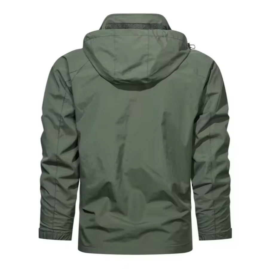 Windbreaker Jacket - Men's Hooded Waterproof Outdoor Jacket 