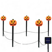 Outdoor Pumpkin Lights | Solar Powered | LED | Halloween Garden Lights | Halloween Lights for Outdoors