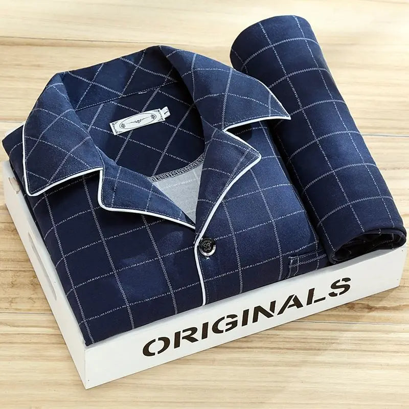 Men's Pyjama | Long Sleeve | Long Pants | Pajama Set | Men's PJS