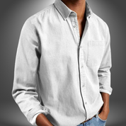 Denim Shirt | Long Sleeve | Regular Fit | Button-Up Shirt | Men's Shirts