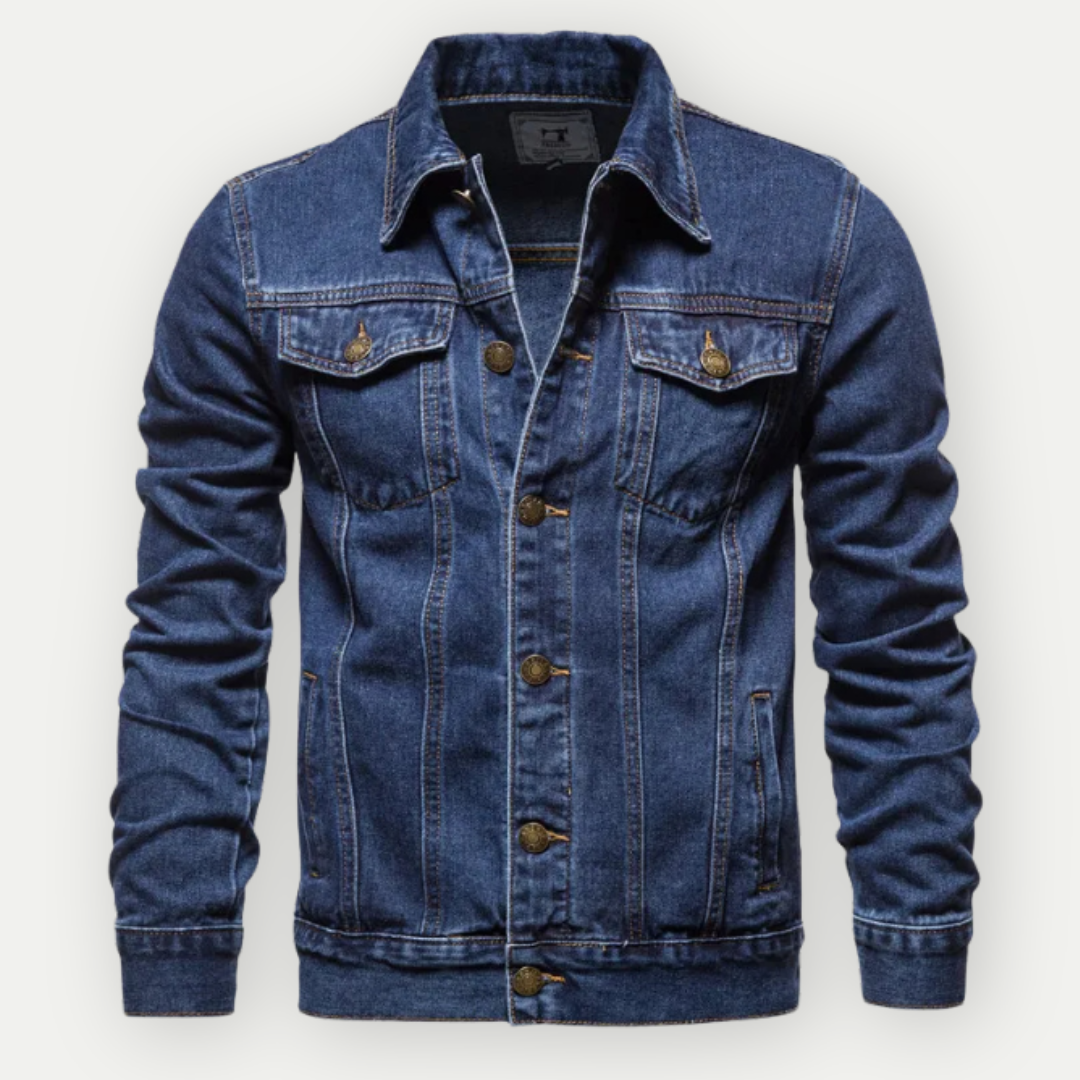 Denim Jacket - Classic - Regular Fit - Jean Jacket - Mens Denim Jacket