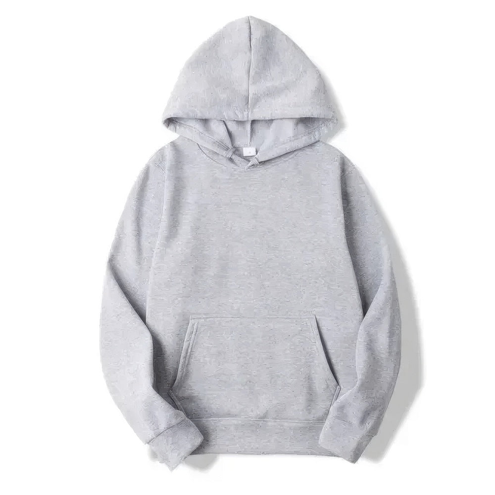 Hoodie - Warm Kangaroo Pocket Pullover Hoodie for Men and Women