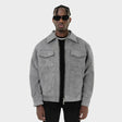 Men's Jacket - Pockets - Zipped Up - Cargo Jacket - Autumn Jacket