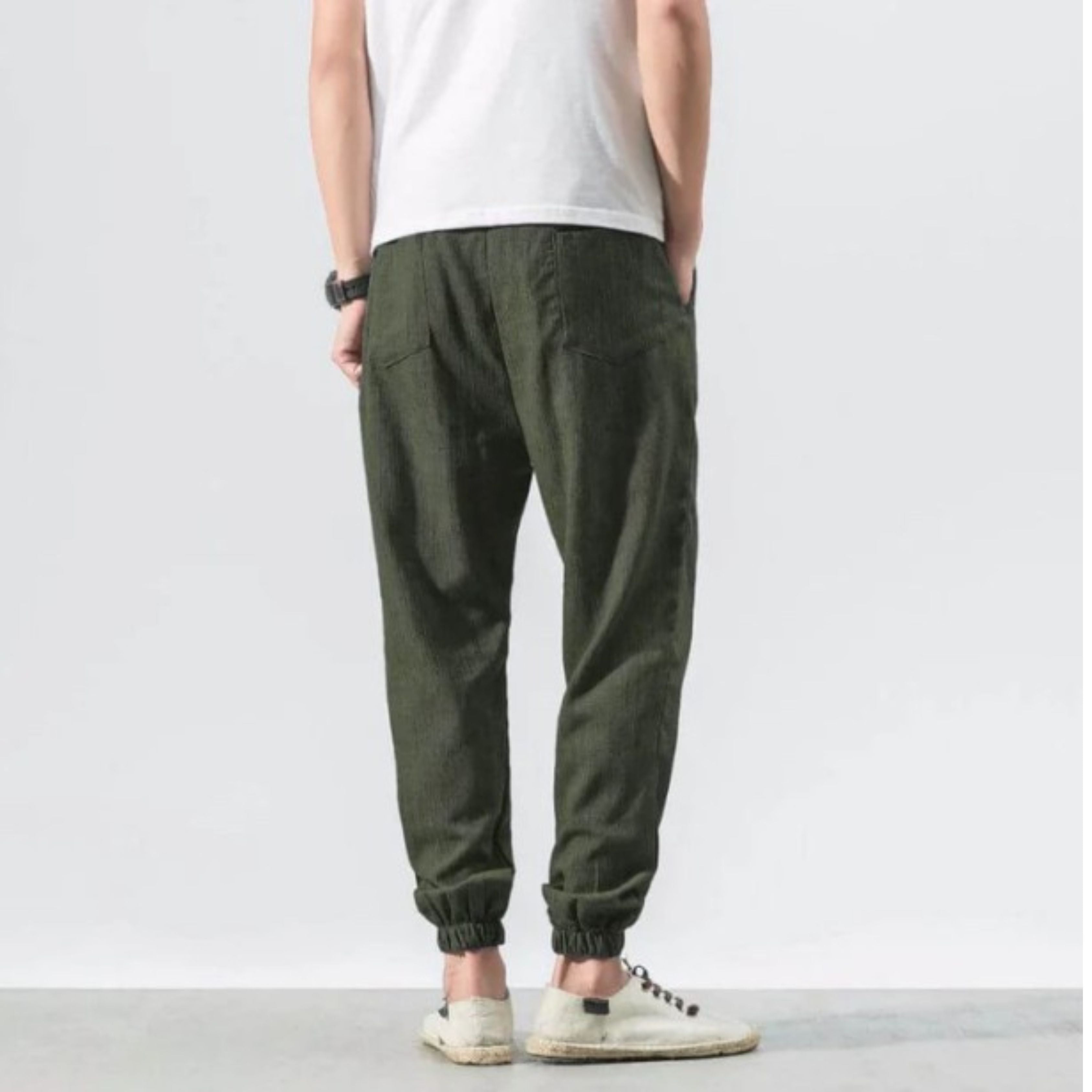 Men's Joggers - Leisure - Lightweight - Drawstring Pants - Men's Pants