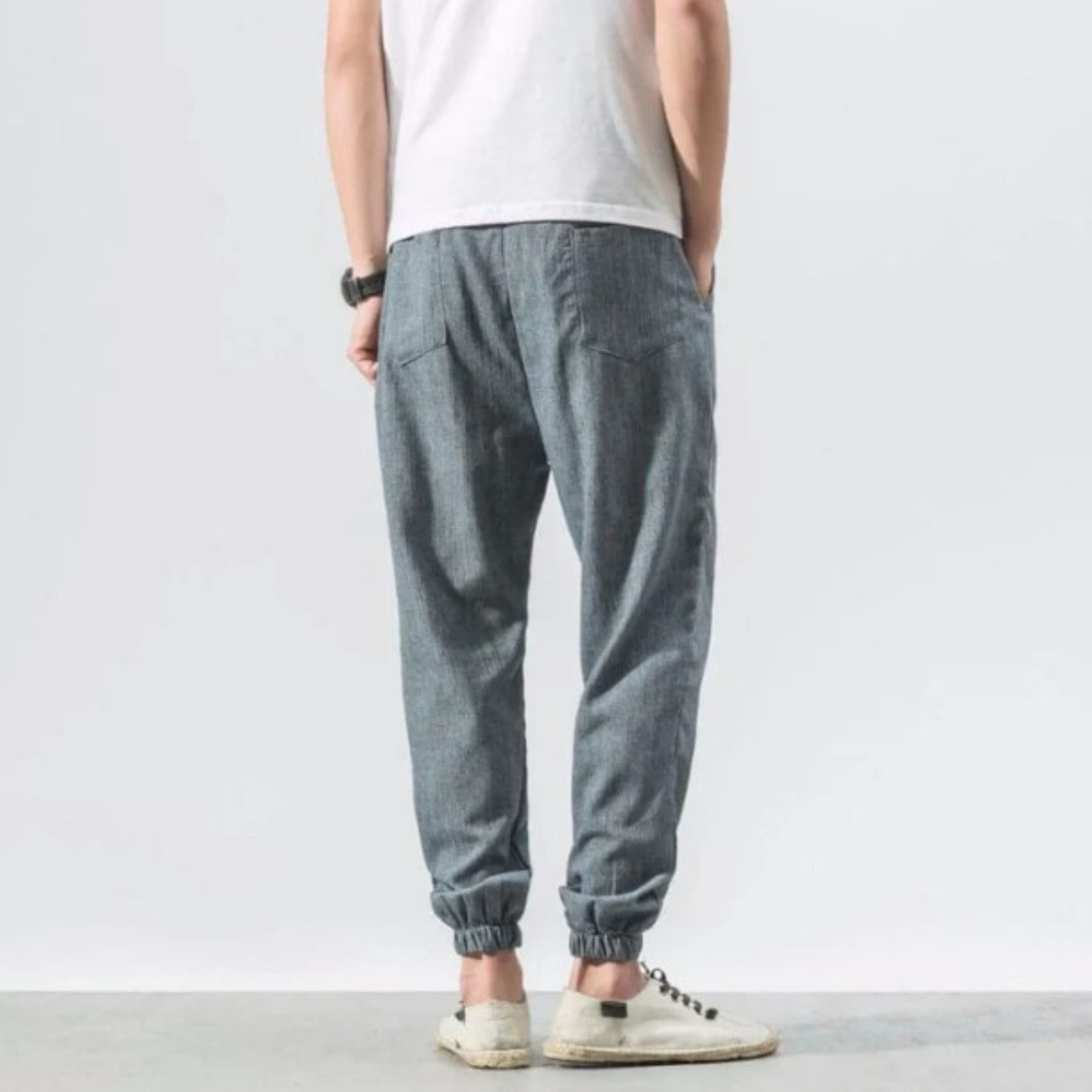 Men's Joggers - Leisure - Lightweight - Drawstring Pants - Men's Pants