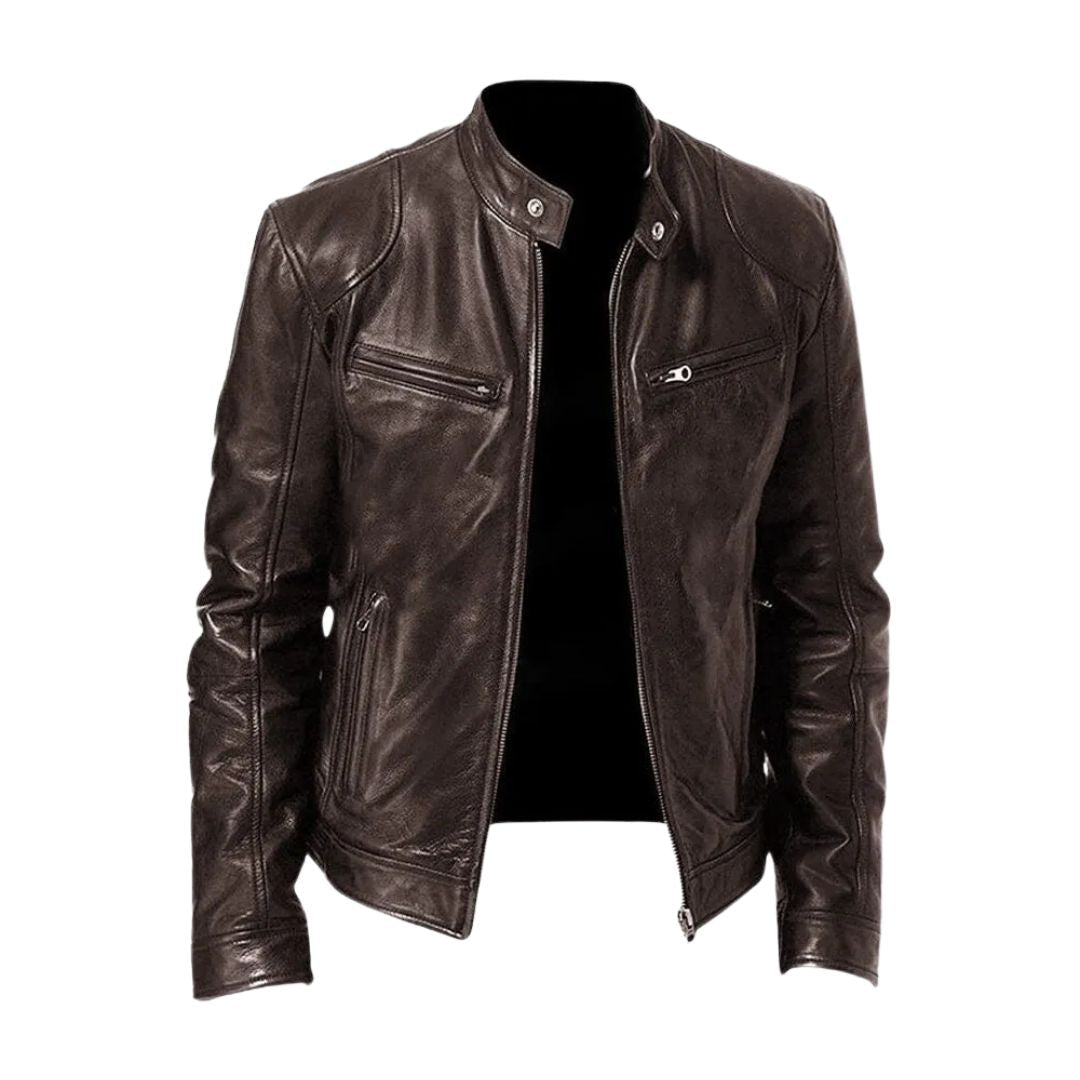 Leather Jacket | Faux Leather | Leatherette | Biker Jacket | Men's Leather Jacket