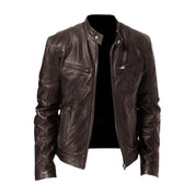 Leather Jacket | Faux Leather | Leatherette | Biker Jacket | Men's Leather Jacket