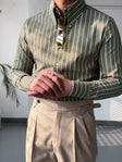 Oxford Shirt | Striped | Slim Fit | Button-Up Shirt | Dress Shirt 