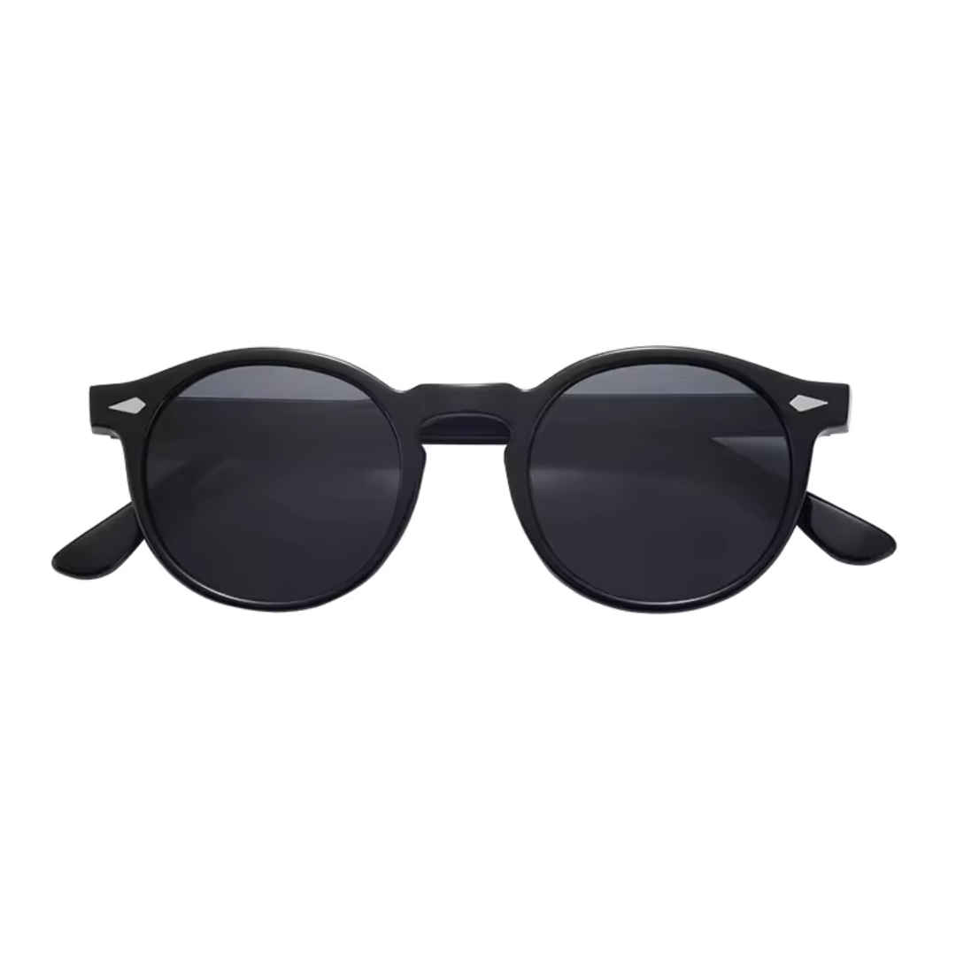Round Sunglasses - Men's UV Protection Polarized Trendy Shades