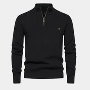 Half Zip Sweater | Knitted | Zip Neck | Polo Jumper | Men's Quarter Zip Jumper
