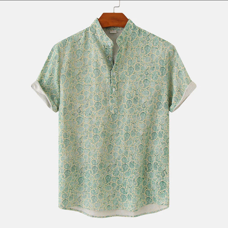 Summer Shirt | Printed | Half Buttoned | Short Sleeve Shirt | Men's Shirts