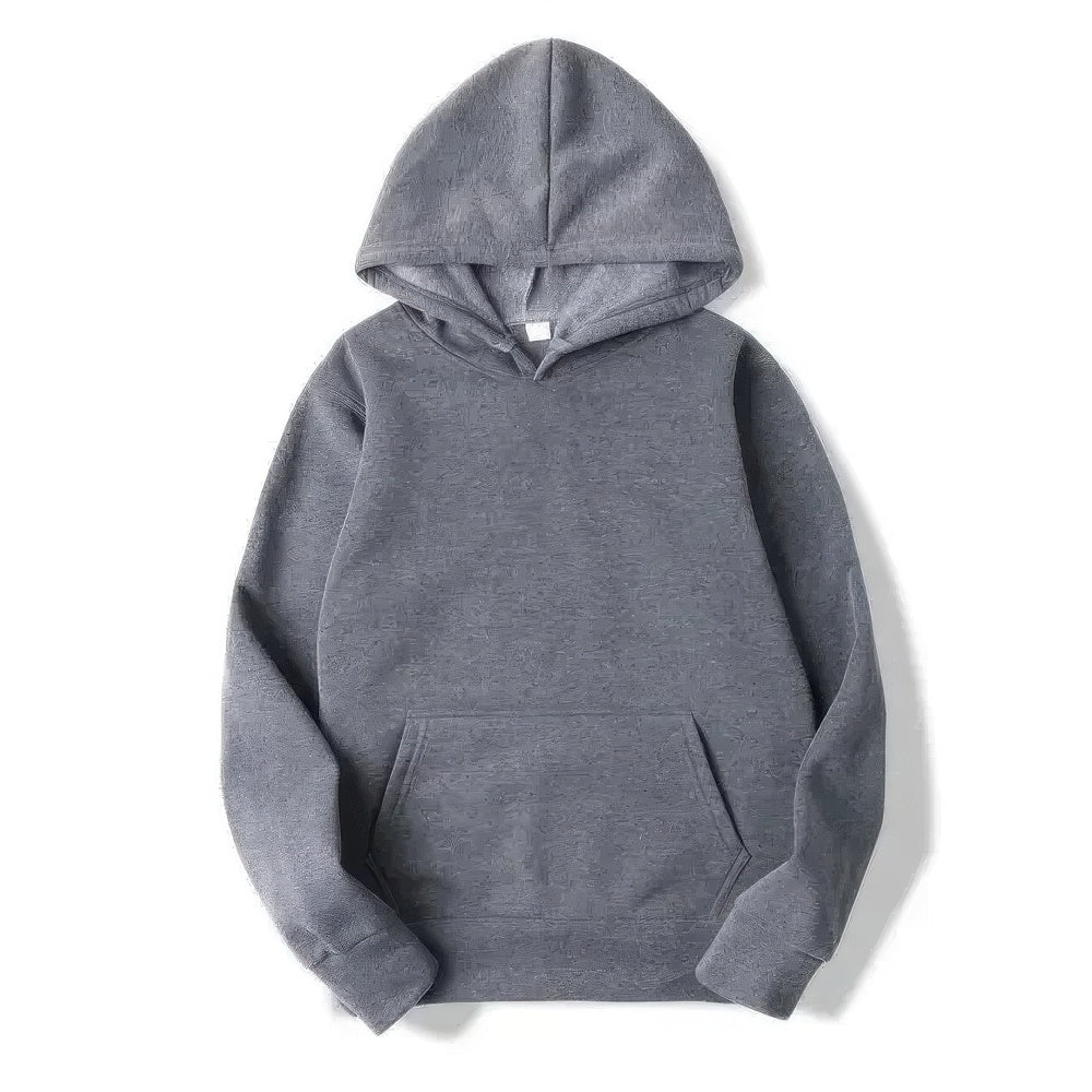 Hoodie - Warm Kangaroo Pocket Pullover Hoodie for Men and Women