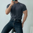 Plain T-Shirt | Round Neck | Basic | Crew Neck T-Shirt | Men's T-Shirt