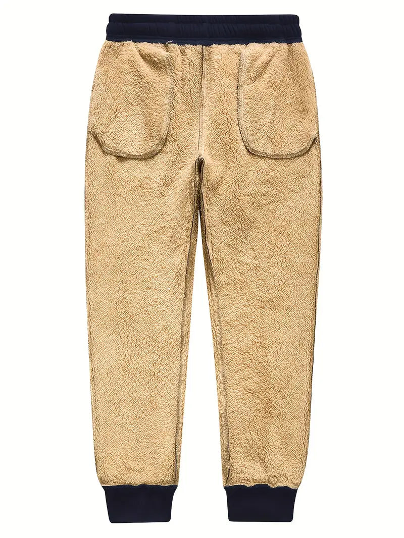 Fleece Lined Joggers - Warm - Black - Winter Sweats - Men's Joggers