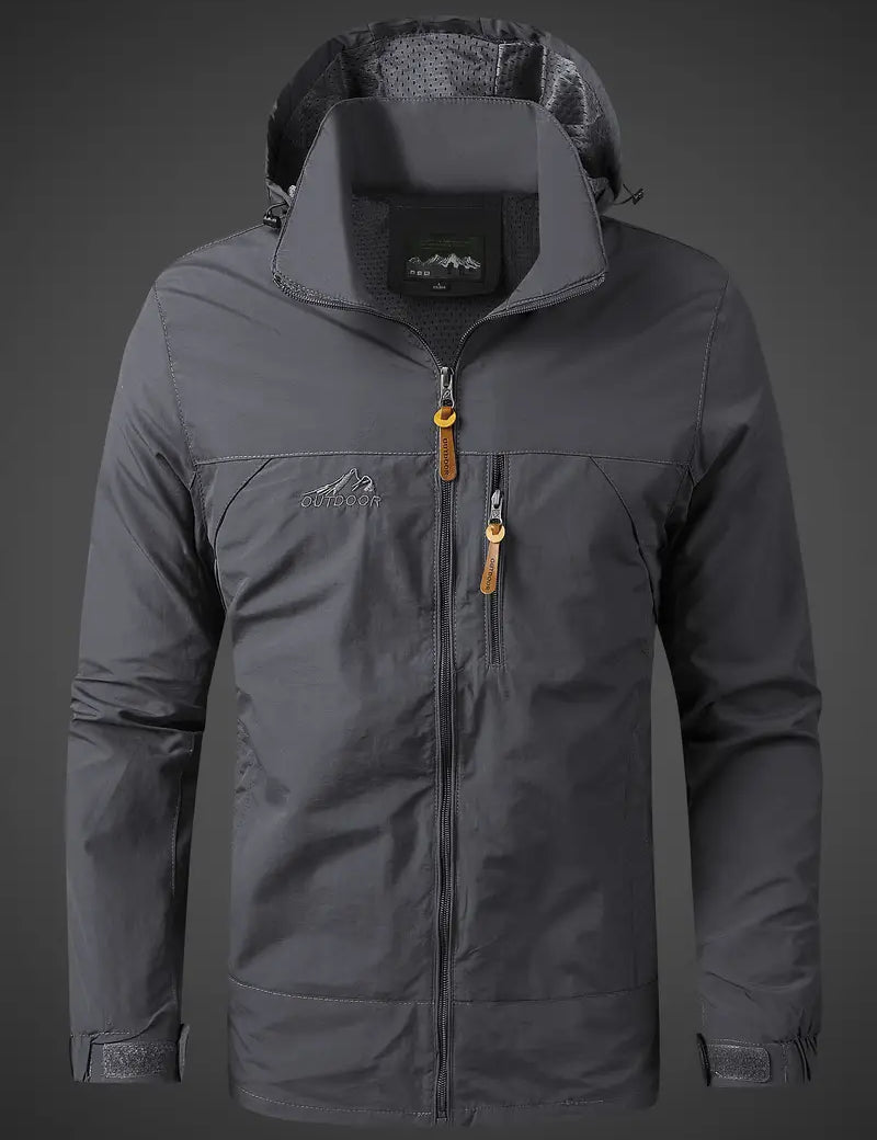 Men's Windbreaker - Hooded - Outdoor - Waterproof Jacket - Windbreaker Jacket