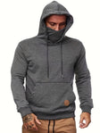 Hoodie with Face Mask | Regular Fit | Pocket | Pullover Hoodie | Men's Hoodie