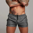 Swim Trunks - Elastic Waist - Drawstring - Swim Shorts - Men's Swimwear