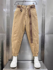 Baggy Pants | Slouchy | Belt | Loose Fit Pants | Men's Pants