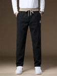 Corduroy Pants - Drawstring - Straight Leg - Sweatpants - Mens Joggers