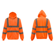 Hi Vis Jacket - Hooded - Workwear - Reflective Jacket - Men's Jacket