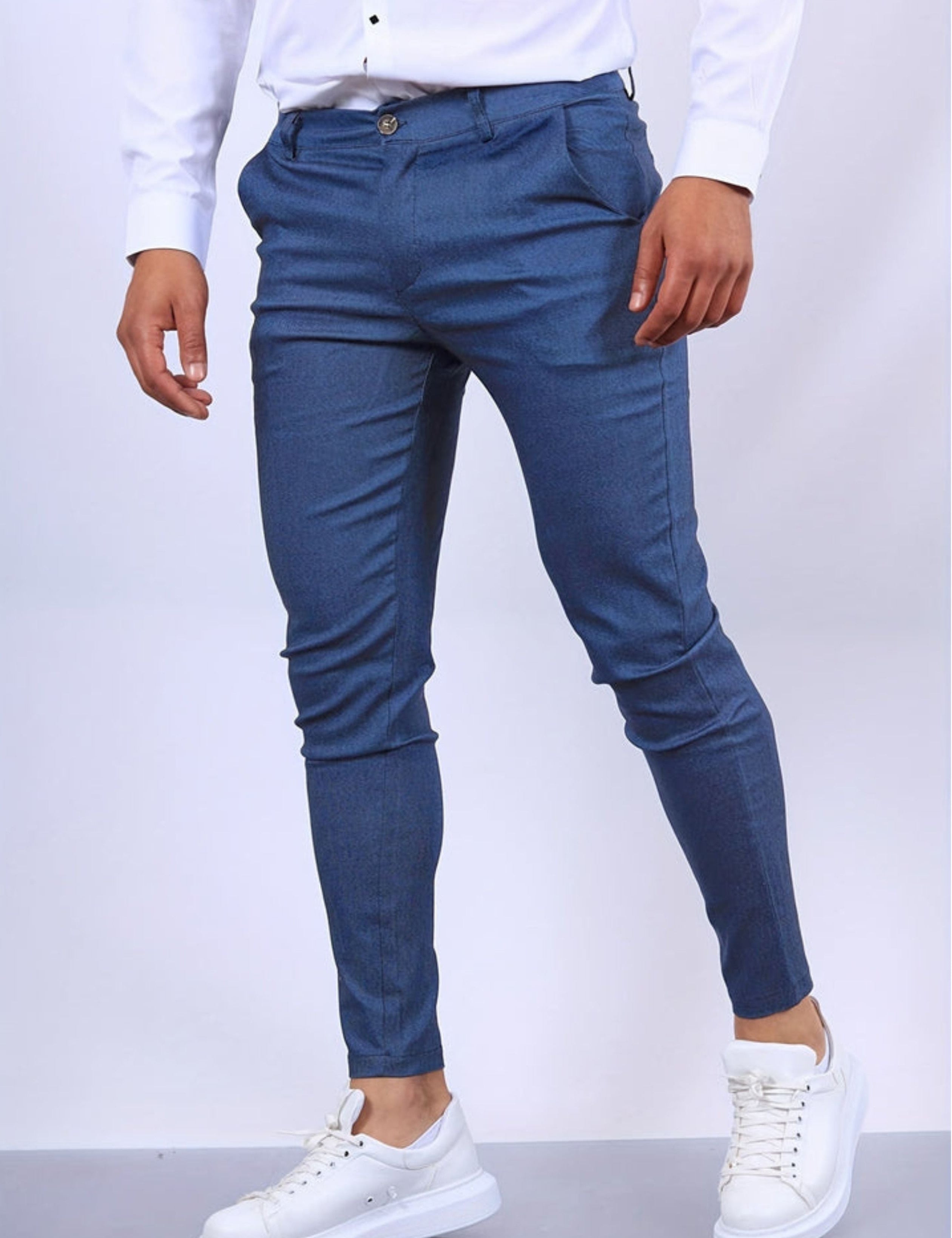 Skinny Chinos - Men's Casual Stretch Slim Fit Chino Pants