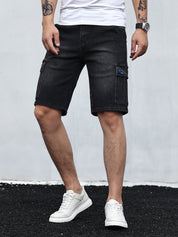 Denim Cargo Shorts | Casual | Stretch | Denim Shorts | Men's Shorts