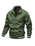 Bomber Jacket - Men's Windproof Lightweight Zip-Up Jacket