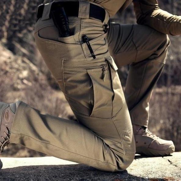 Work Pants - Men's Waterproof Straight Leg Tactical Cargo Pants