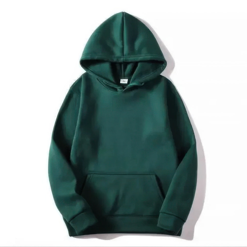 Hoodie - Warm Kangaroo Pocket Pullover Hoodie for Men and Women