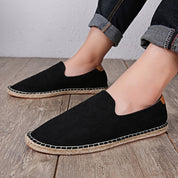 Men's Summer Shoes - Flat - Slip-On - Lightweight Shoes - Men's Espadrilles