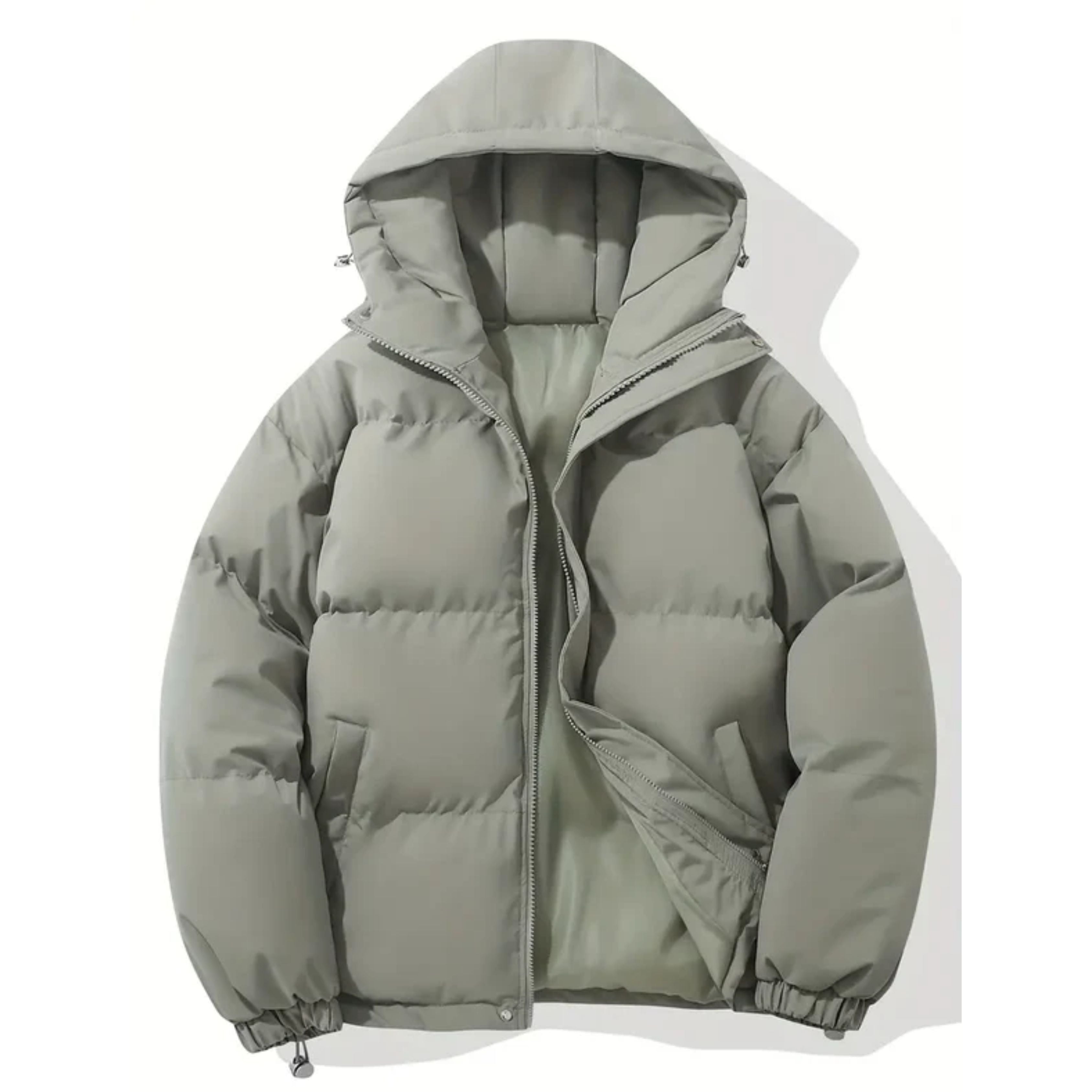 Puffer Jacket - Men's Warm Hooded Winter Down Jacket