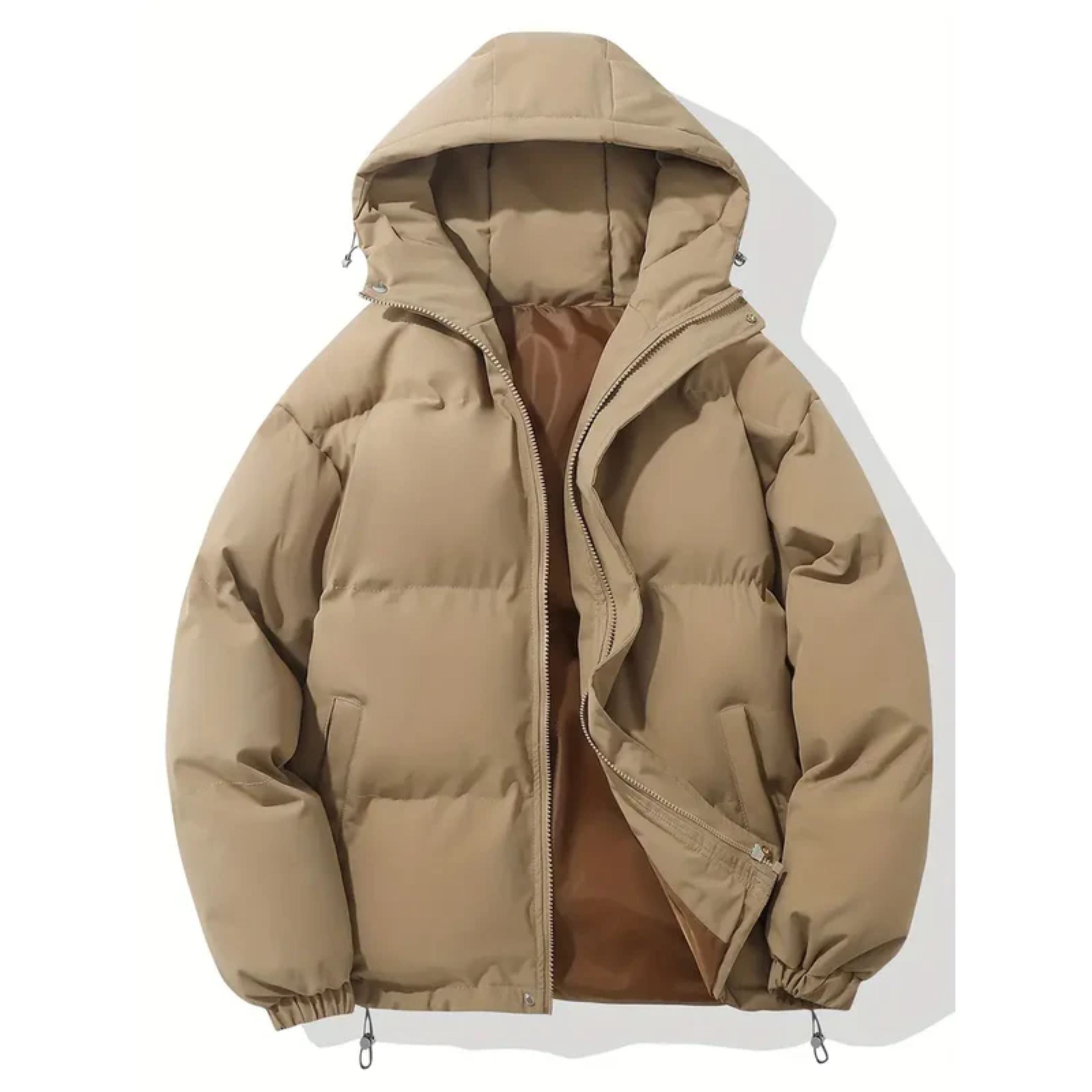 Puffer Jacket - Men's Warm Hooded Winter Down Jacket