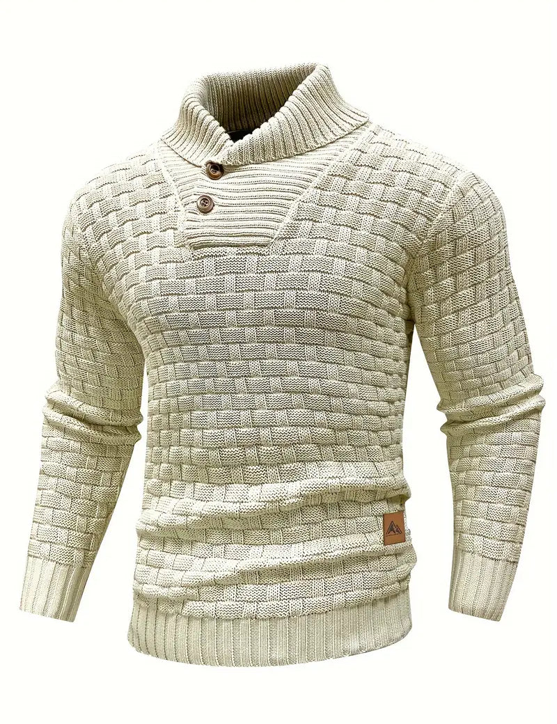 Knitted Sweater | Roll Neck | Chunky | Knitted Jumper | Men's Clothing