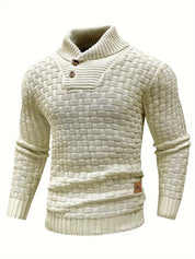 Knitted Sweater | Roll Neck | Chunky | Knitted Jumper | Men's Clothing