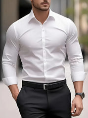 Non Iron Shirt | Wrinkle Free | Slim Fit | Button-Up Shirt | Men's Shirts
