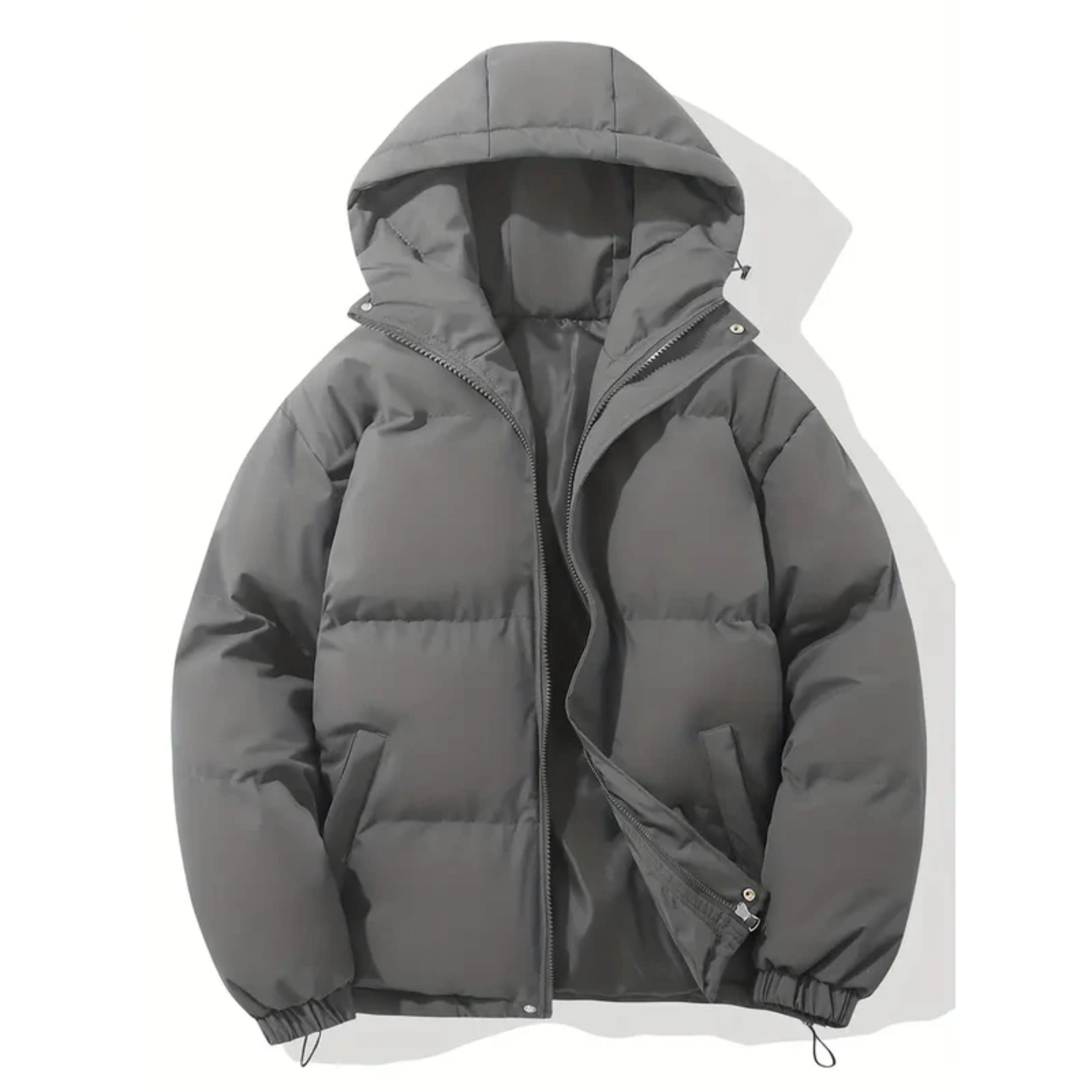 Puffer Jacket - Men's Warm Hooded Winter Down Jacket