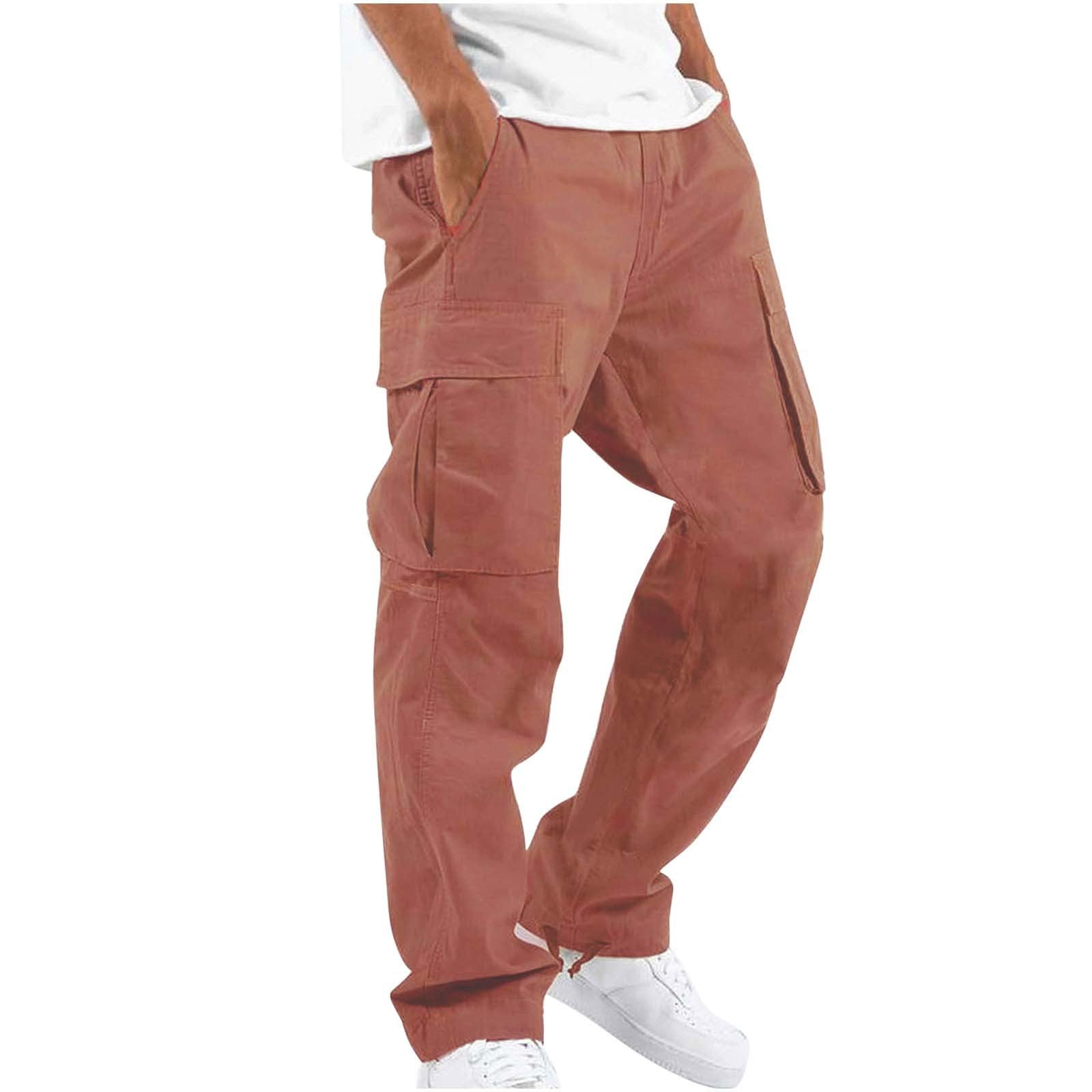 Cargo Pants - Men's Casual Baggy Loose Fit Cargo Trousers