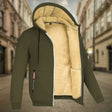 Fleece Hoodie Jacket - Winter - Warm - Zip-Up Hoodie - Men's Hoodie