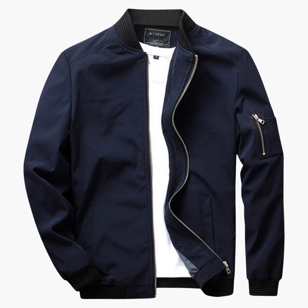 Bomber Jacket | Zip-Up | Windproof | Autumn Jacket | Men's Jacket