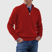 Men's Half Zip Pullover | Knitted | Long Sleeve | Quarter Zip Jumper | Men's Quarter Zip Sweaters