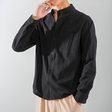 Button-Up Shirt | Loose Fit | Lightweight | Long Sleeve Shirt | Men's Shirts