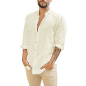 Linen Shirt | Lightweight | Long Sleeve | Button-Up Shirt | Men's Summer Shirts