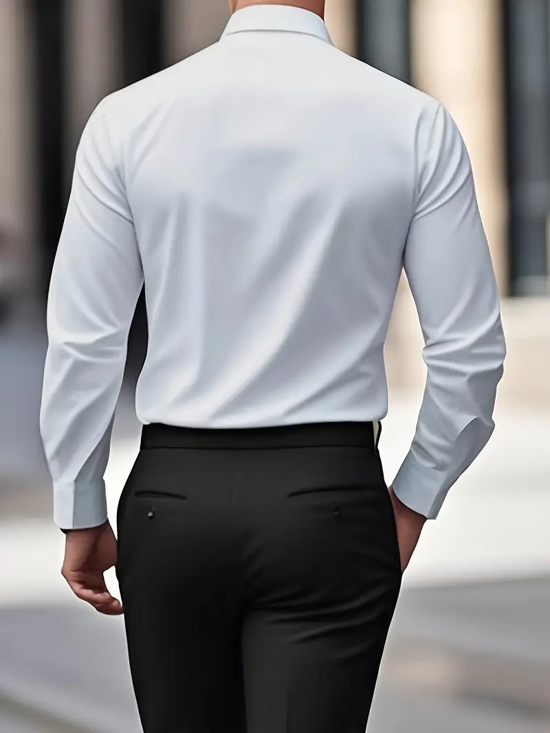 Non Iron Shirt | Wrinkle Free | Slim Fit | Button-Up Shirt | Men's Shirts