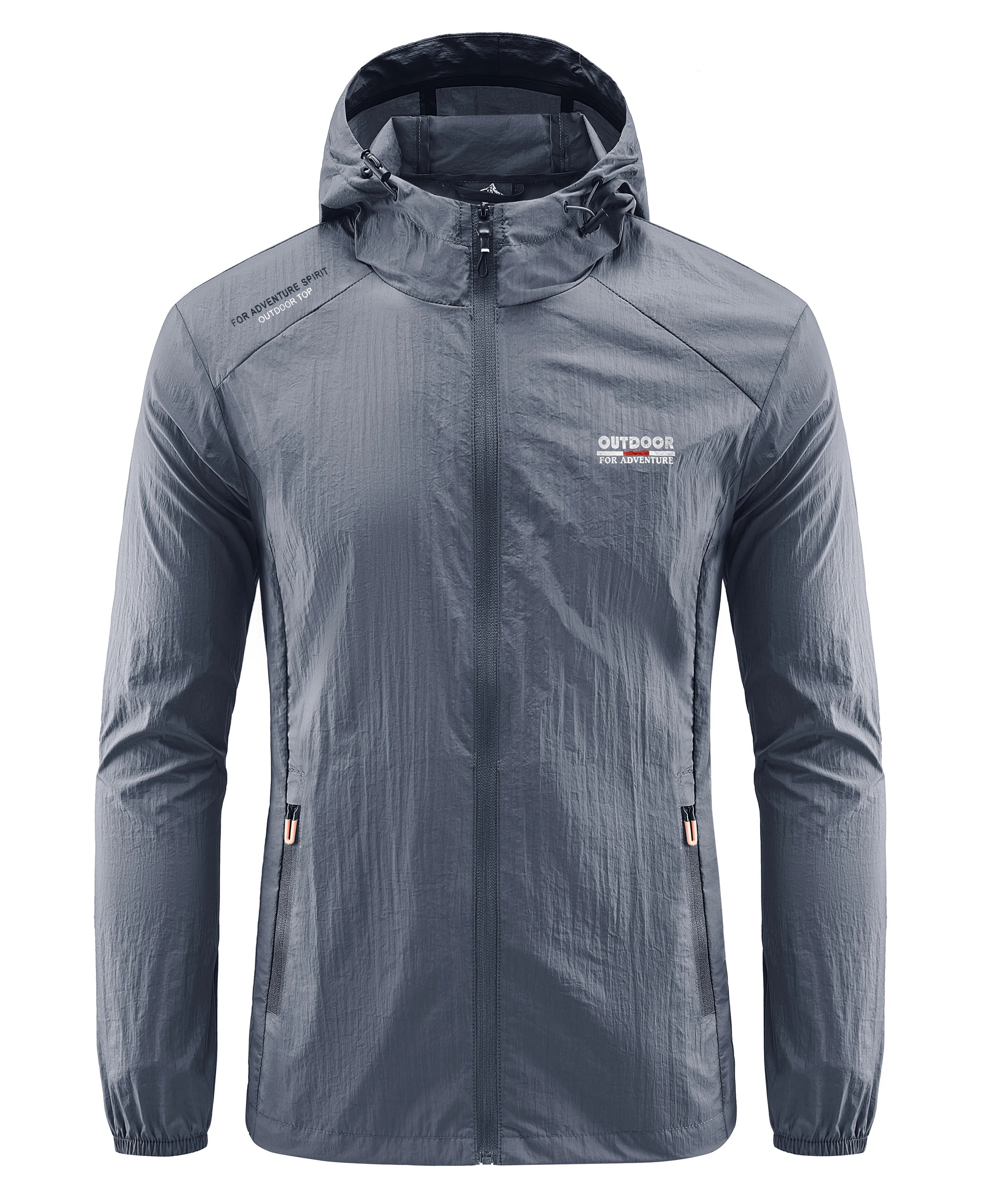 Windbreaker Jacket | Hooded | Lightweight | Waterproof Jacket Running | Men's Jacket