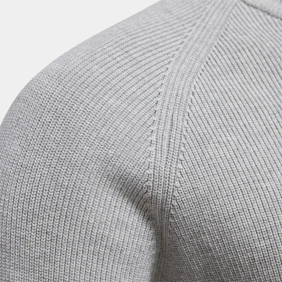 Half Zip Sweater | Knitted | Zip Neck | Polo Jumper | Men's Quarter Zip Jumper