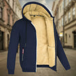 Fleece Hoodie Jacket - Winter - Warm - Zip-Up Hoodie - Men's Hoodie