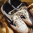 Sneakers - Sport - Black and White - Lace-Up Shoes - Men's Shoes